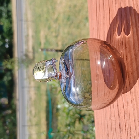 Other - Bohemia glass apple hand-cut lead made in Czechoslovakia